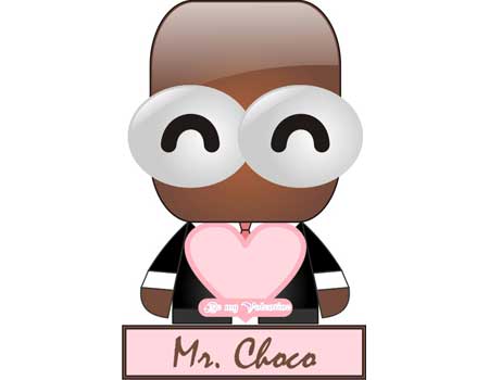 Mr. Choco Paper Toy