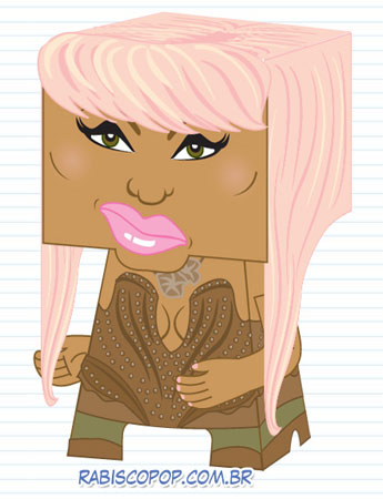 Nicki Minaj Papercraft