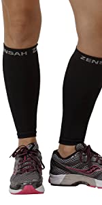 Zensah calf/shin splint compression sleeves sold as a pair