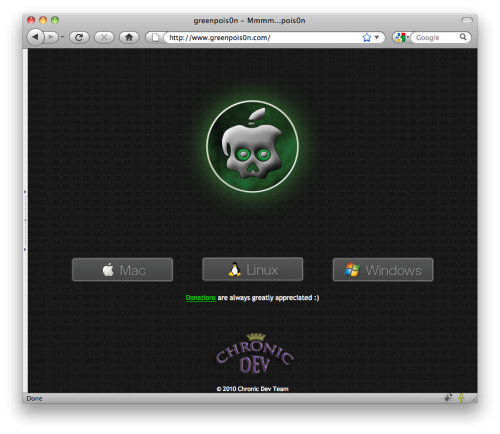 greenPois0n website