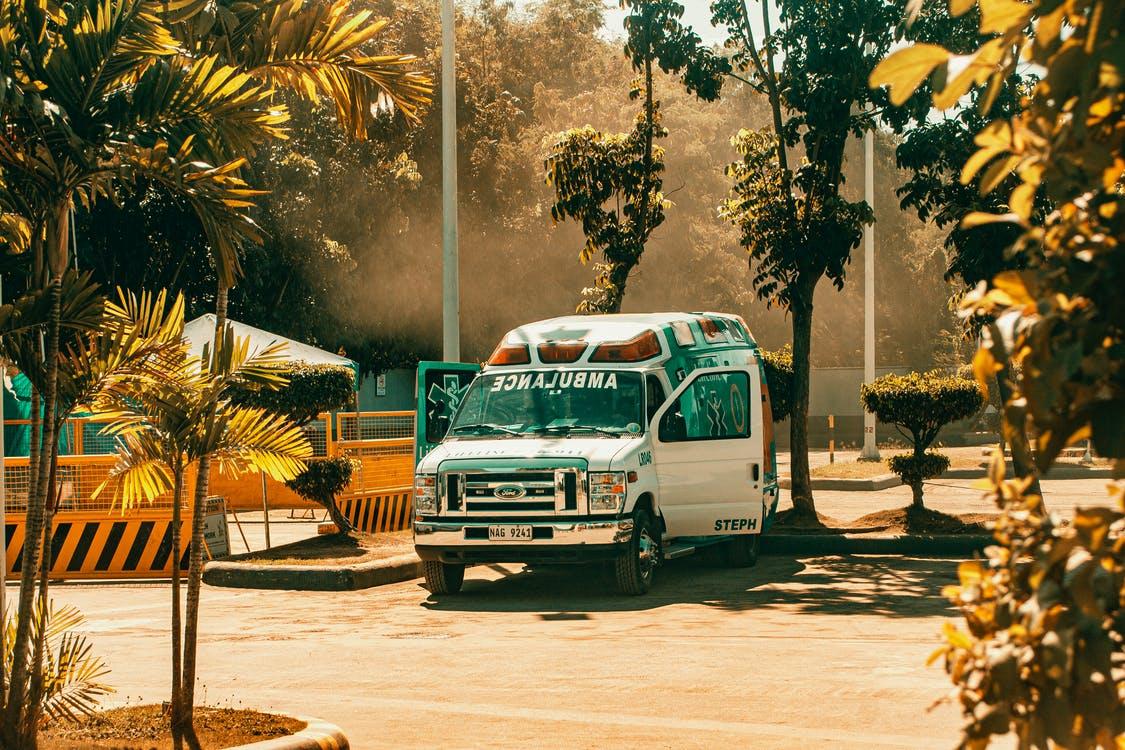 Photo of Ambulance Parked in Parking Lot