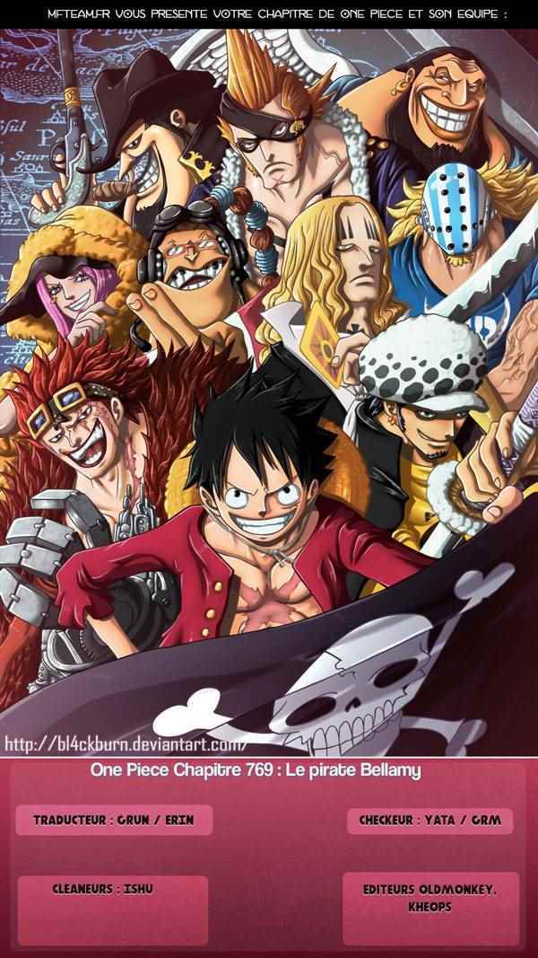 Manga One Piece Chapitre 769 - Page 1