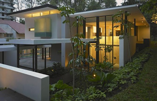 Rumah dengan atap datar
