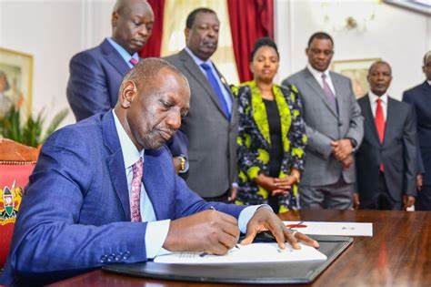 On 26th June 2023, President of Kenya, William Ruto signed the Finance Bill into law.
