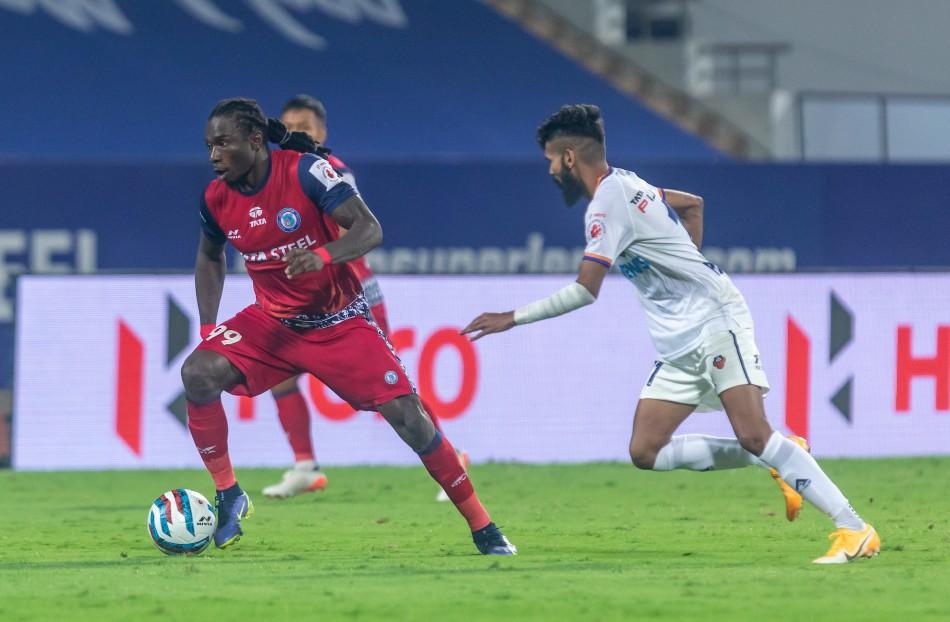 Daniel Chukwu is the central figure of Jamshedpur’s attack