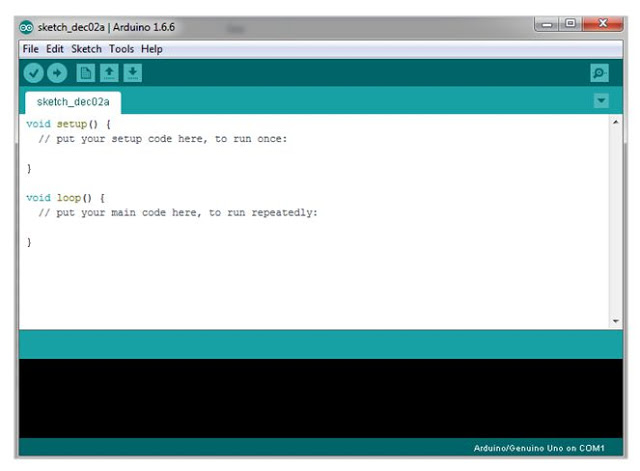 Antarmuka software IDE arduino