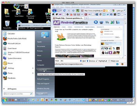 Mac a un PC Windows Remto