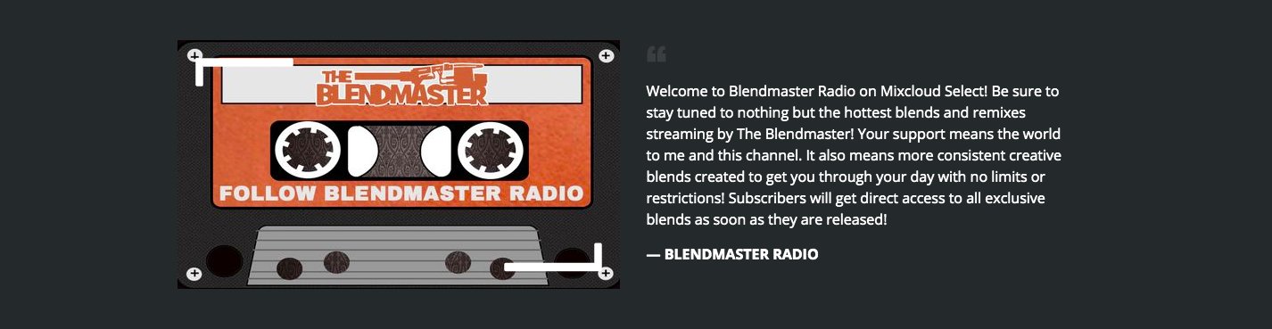 The Blendmaster's Creator Subscriptions channel