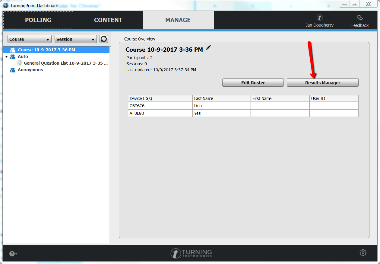 TurningPoint Results Manager