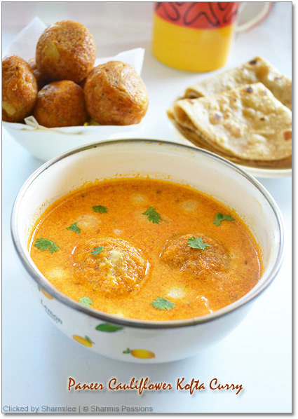 Paneer stuffed Cauliflower Kofta Recipe Paneer stuffed Cauliflower Kofta Recipe
