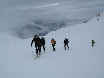 Wolken an der Glorer Hütte