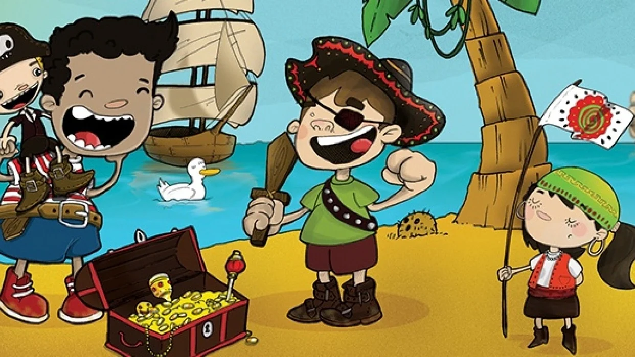 dibujos animados de piratas