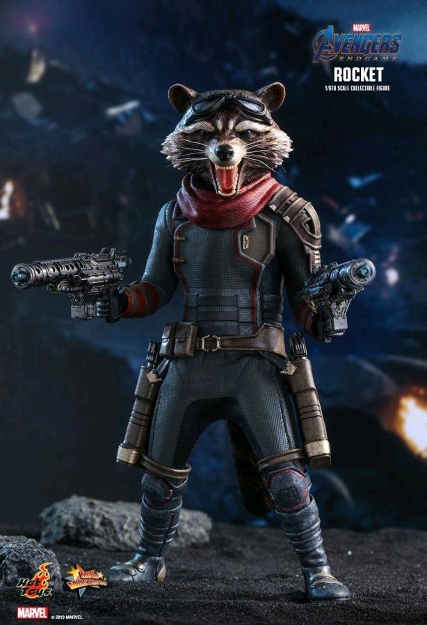 Avengers 4: Endgame – Rocket Raccoon 1/6th Scale Action Figure ...