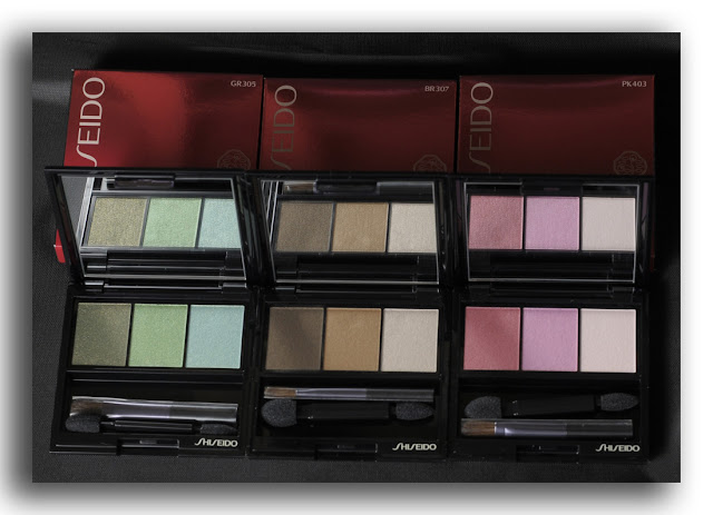 Shiseido luminizing satin eye color trio: часть 2))) Анонсы 