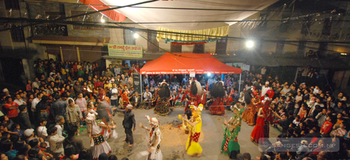 Bhairab Naach - Festival of the Newar community in Pokhara