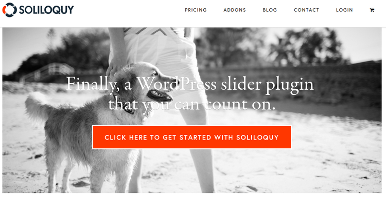 Plugin WordPress Premium do Soliloquy Sliders