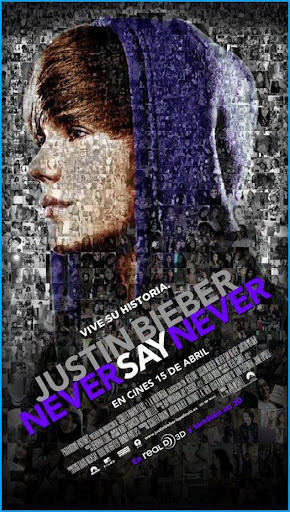 justin bieber never say never movie cover. Internetional Never Say Never