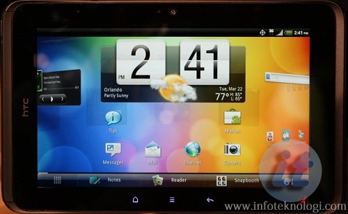 HTC EVO menjalankan Eclair 2.1