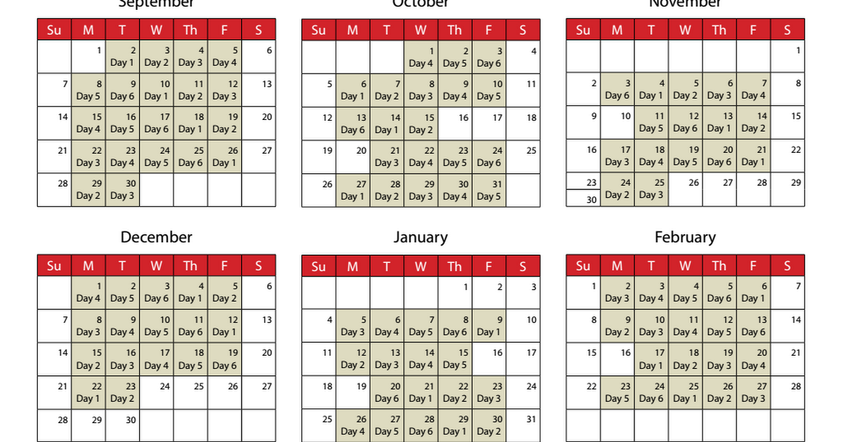 6 Day Cycle Calendar.pdf Google Drive