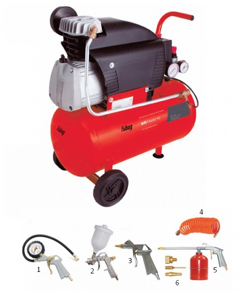 FUBAG AIR MASTER KIT+6 предметов