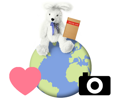 Mail It Forward, Simon the travel bunny