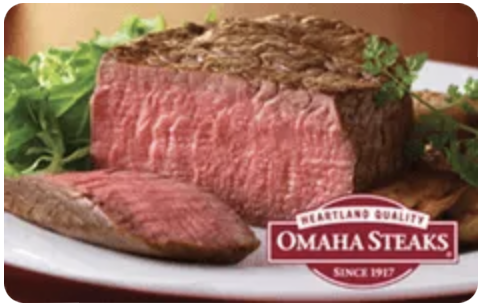 LOT of 2 Gift Cards - Omaha Steaks - Heartland Quality - Collectible - No  Value