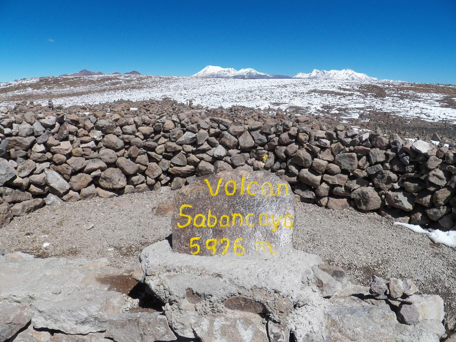 Volcan Sabancayo, Andes, Peru