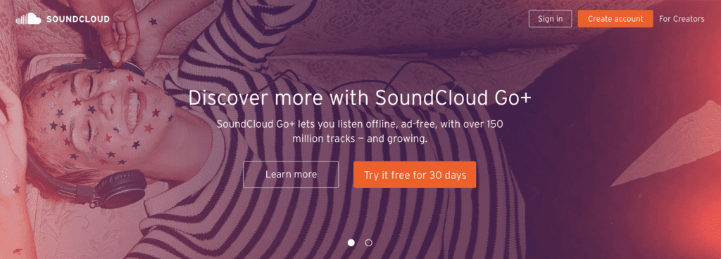 SoundCloud Ana Sayfası