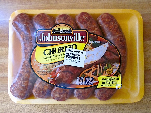 chorizo in the package