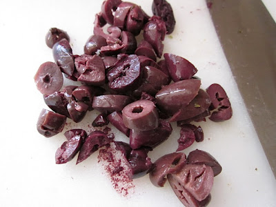 slice olives