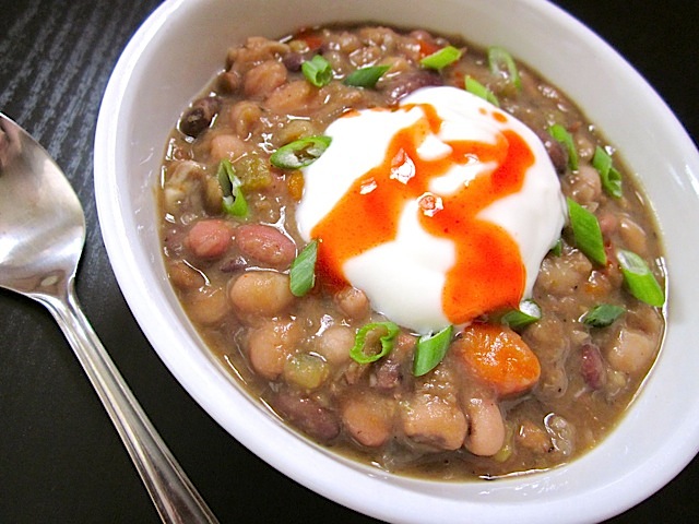 Easy Slow Cooker White Bean Soup Recipe - Budget Bytes