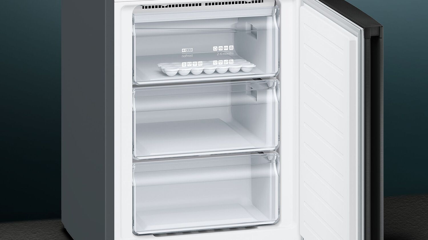 Зона свіжості в холодильнику Siemens KG39NXX316