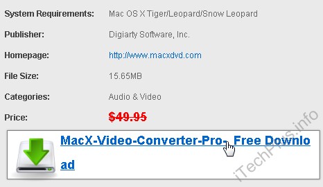 MacX Video Converter miễn phí bản quyền
