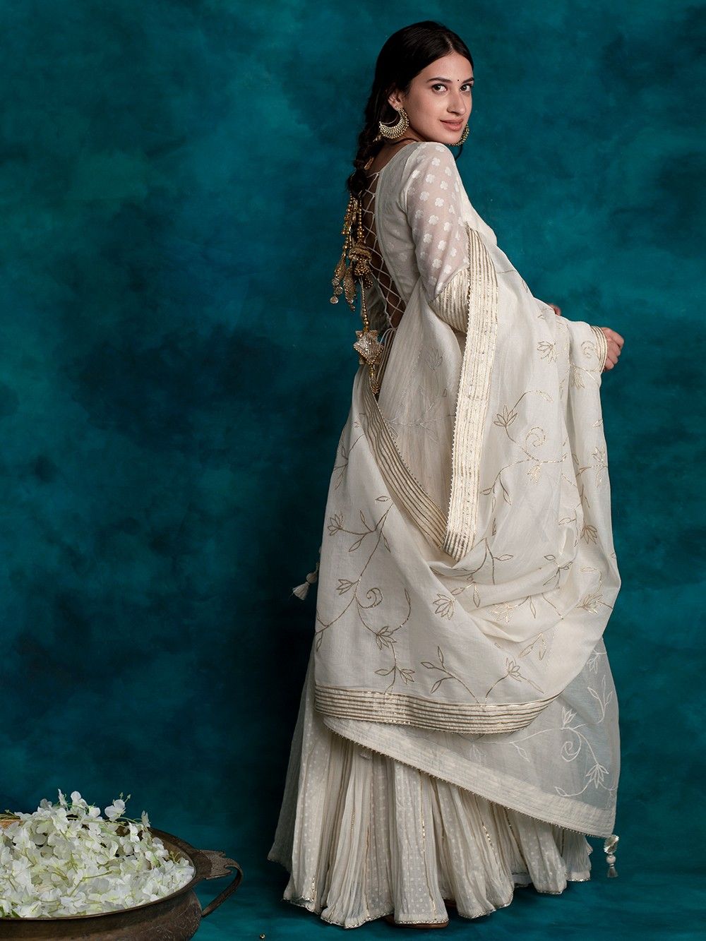 the loom - chanderi Lehenga