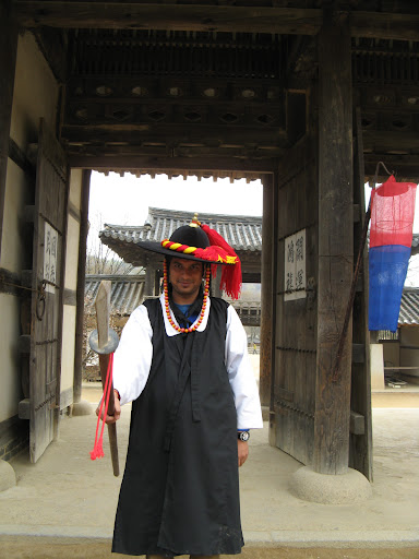 Day 16 - Suwon - In a governor's costume.