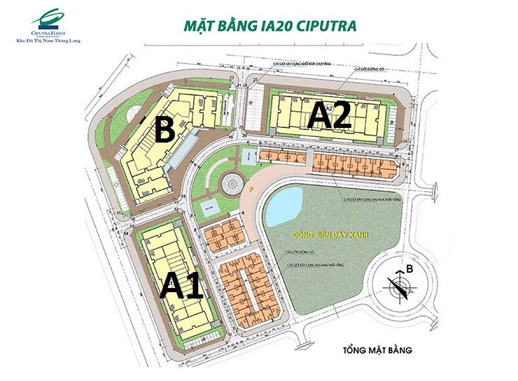 Mặt bằng thiết kế chung cư IA20