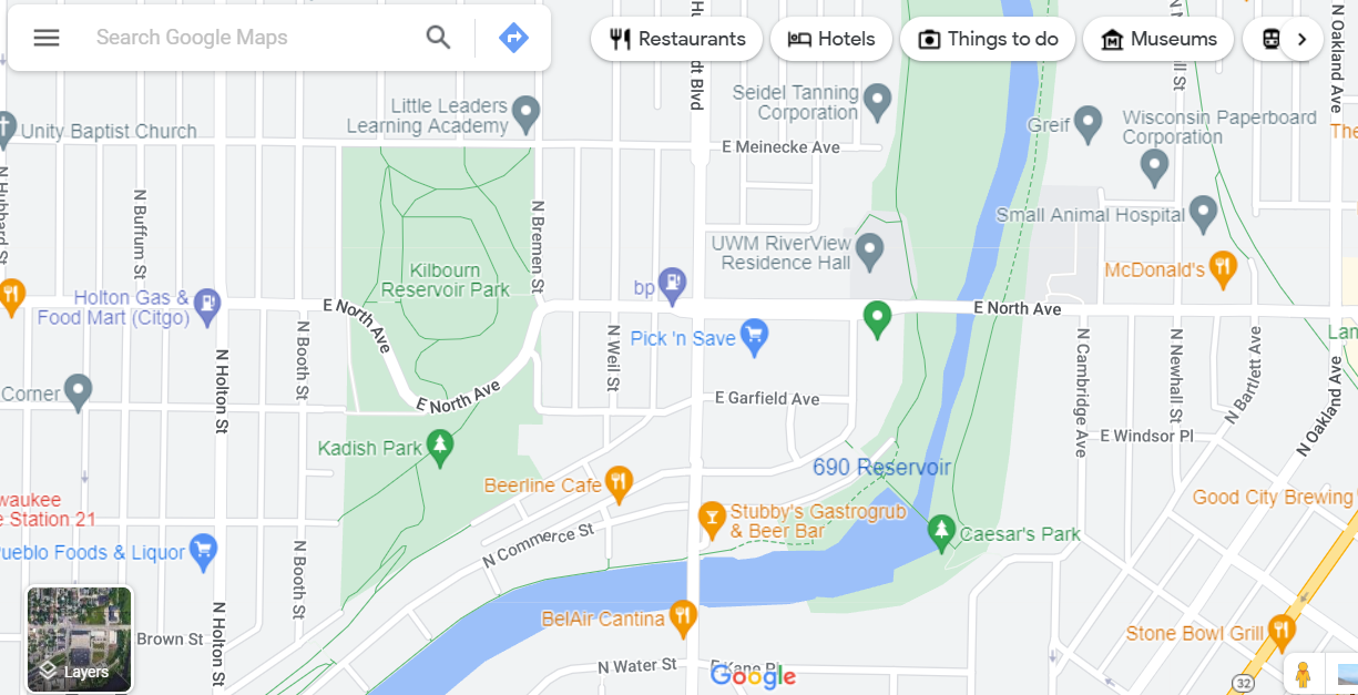 Pick n Save map