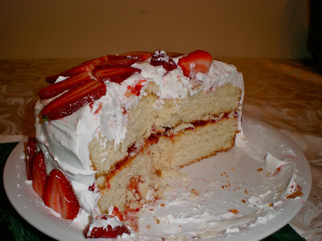 Strawberry Shortcake Cake