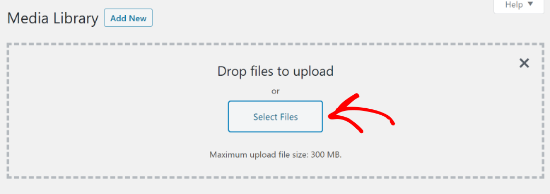solte arquivos para fazer upload