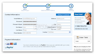 Sử dụng miễn phí 3 năm Unlimited WebHosting của Hostable.com