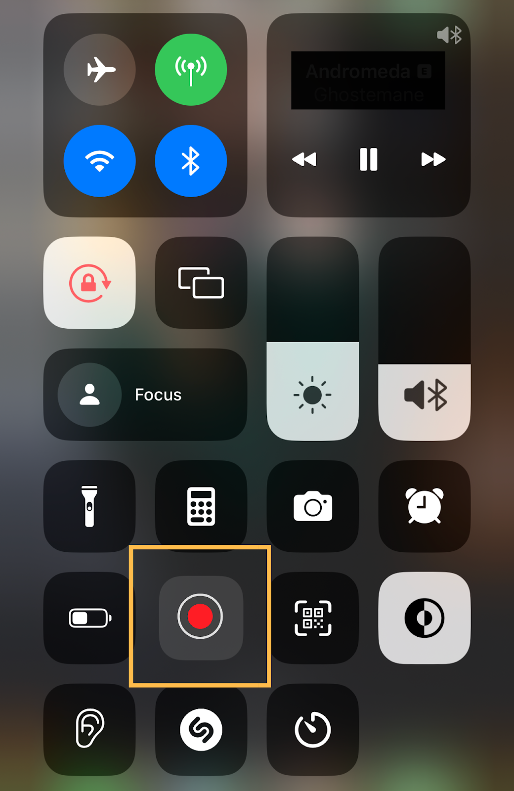 How to record screen on iPhone and iPad: Step 1 Swipe down from the top of the screen