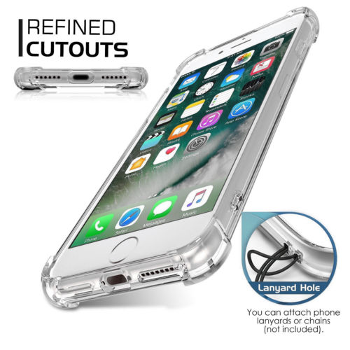 For-Apple-iPhone-7-Plus-Case-Clear-Hybrid-Slim-Shockproof-Soft-TPU-Bumper-Cover
