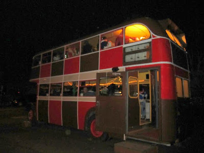 Grilled Cheese Grill, food cart, bus, roadside dining, double decker bus, grilled cheese