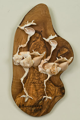 Why buy original seashell art | Modern Seashell Art by Alla Baksanskaya
