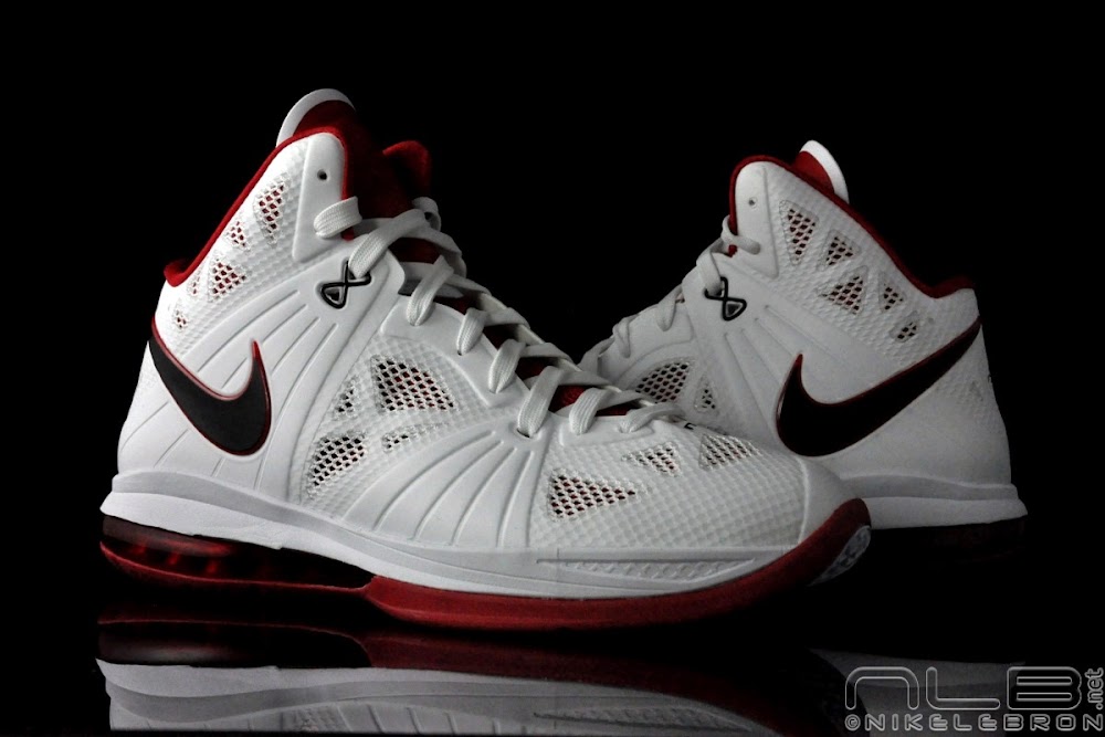 NIKE LEBRON – LeBron James Shoes » Nike LeBron 8 P.S. “Miami Heat” Home ...