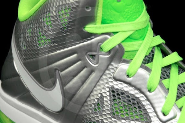 Detailed Look at Nike LeBron 8 PS Mean GreenSilver Dunkman