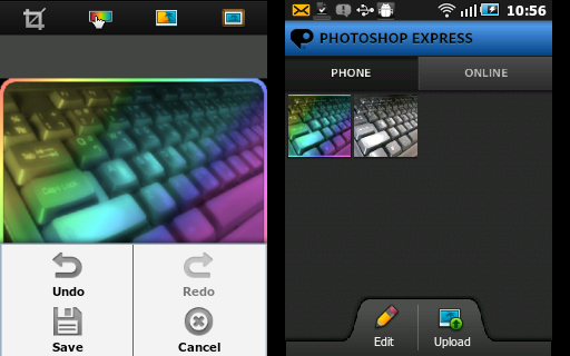 การเซฟ ไฟล์ภาพ Photoshop Express