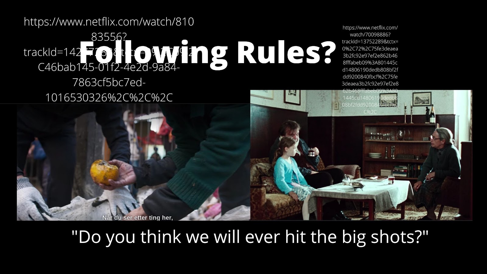 Following Rules?