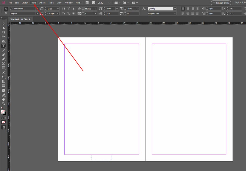 insert page number indesign