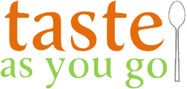 Taste As You Go Logo - Designed by Michelle Judd